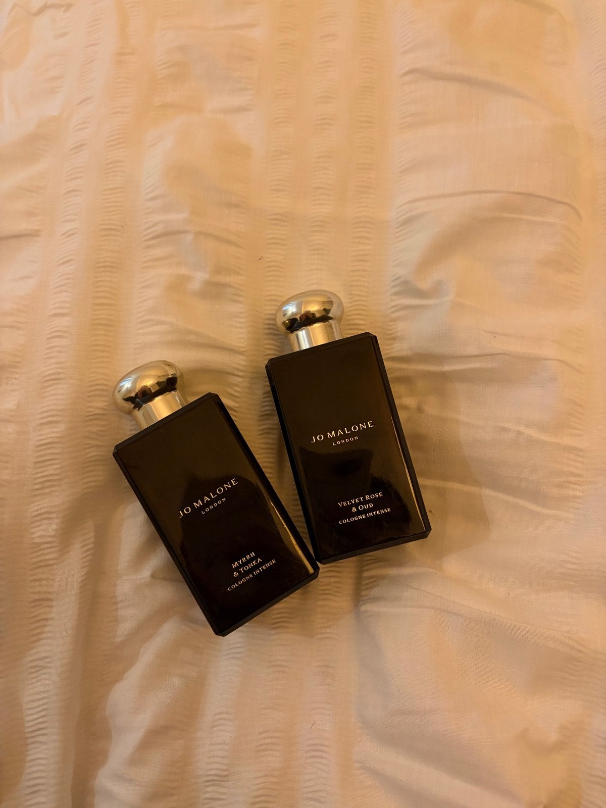 Jo Malone Intense Cologne: Myrrh & Tonka, Velvet Rose & Oud, Ophalen of Verzenden, Zo goed als nieuw