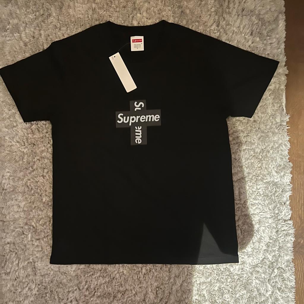 Supreme Cross Box Logo Tee Zwart Maat S Nieuw, Kleding | Heren, T-shirts, Ophalen of Verzenden, Nieuw, Maat 46 (S) of kleiner