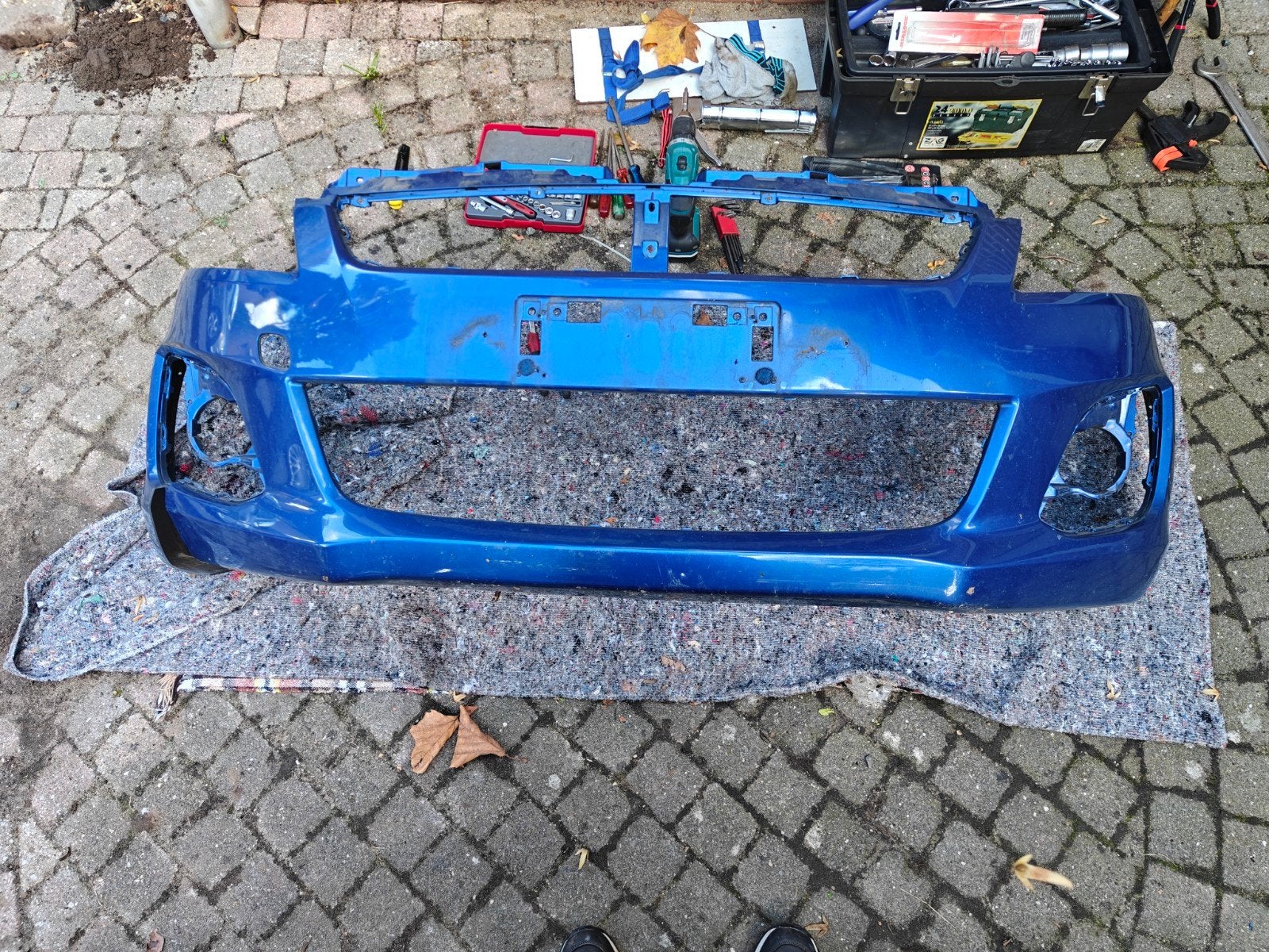 suzuki swift Blauwe voorbumper, Ophalen, Gebruikt, Voor, Bumper