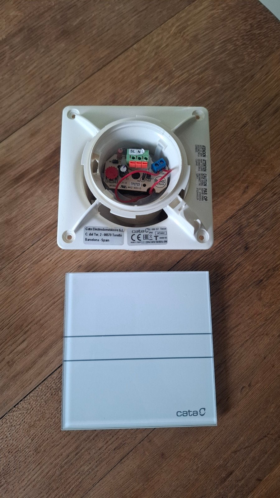 Cata E-100 GT badkamerventilator met timer, Verzenden, Zo goed als nieuw, Ventilator