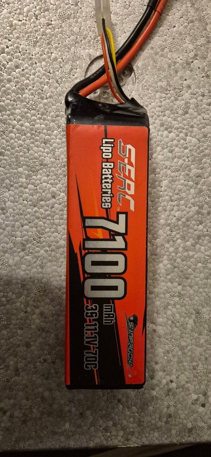 SEERC 7100mAh 3S LiPo Batterij voor RC Voertuigen, Hobby en Vrije tijd, Modelbouw | Auto's en Voertuigen, Overige merken, Gebruikt