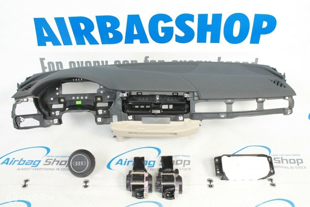 Airbag set Dashboard 3 spaak grijs/beige Audi A5 2016-heden