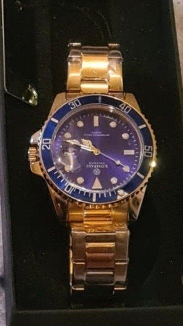 mooie horloge nieuw, Ophalen of Verzenden, Zo goed als nieuw, Staal, Overige merken
