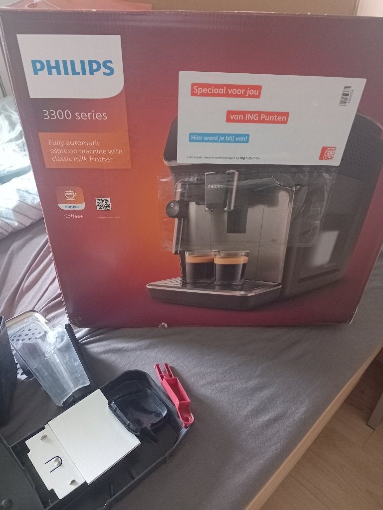Koffiezetapparaat Philips 3300, Ophalen, Zwart, Overige materialen, Overige merken