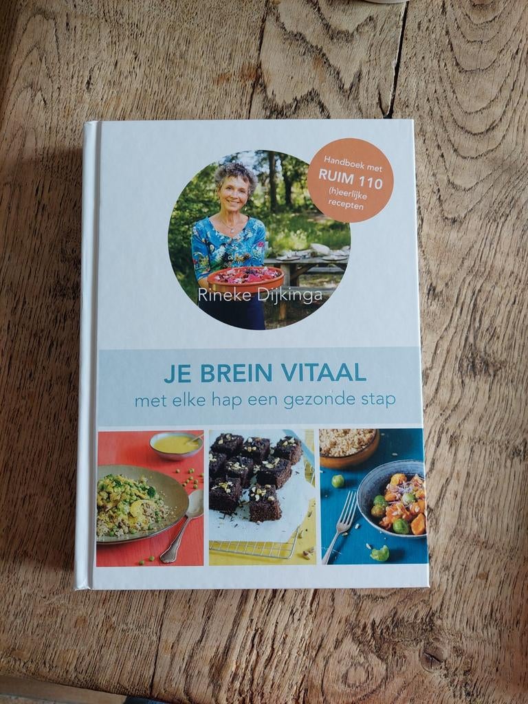 Rineke Dijkinga - Je Brein Vitaal, Boeken, Kookboeken, Rineke Dijkinga, Ophalen of Verzenden, Zo goed als nieuw, Gezond koken