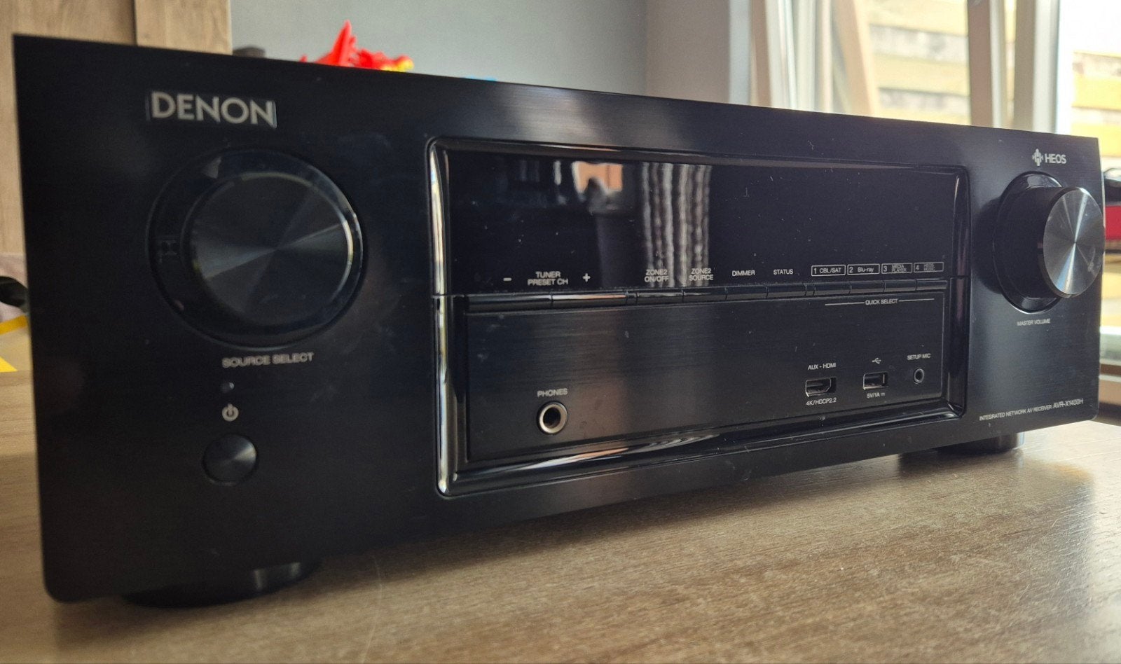 Denon AVR-X1400H AV Receiver - 7.2-kanaals met HEOS, Denon, Ophalen of Verzenden, Zo goed als nieuw, 60 tot 120 watt
