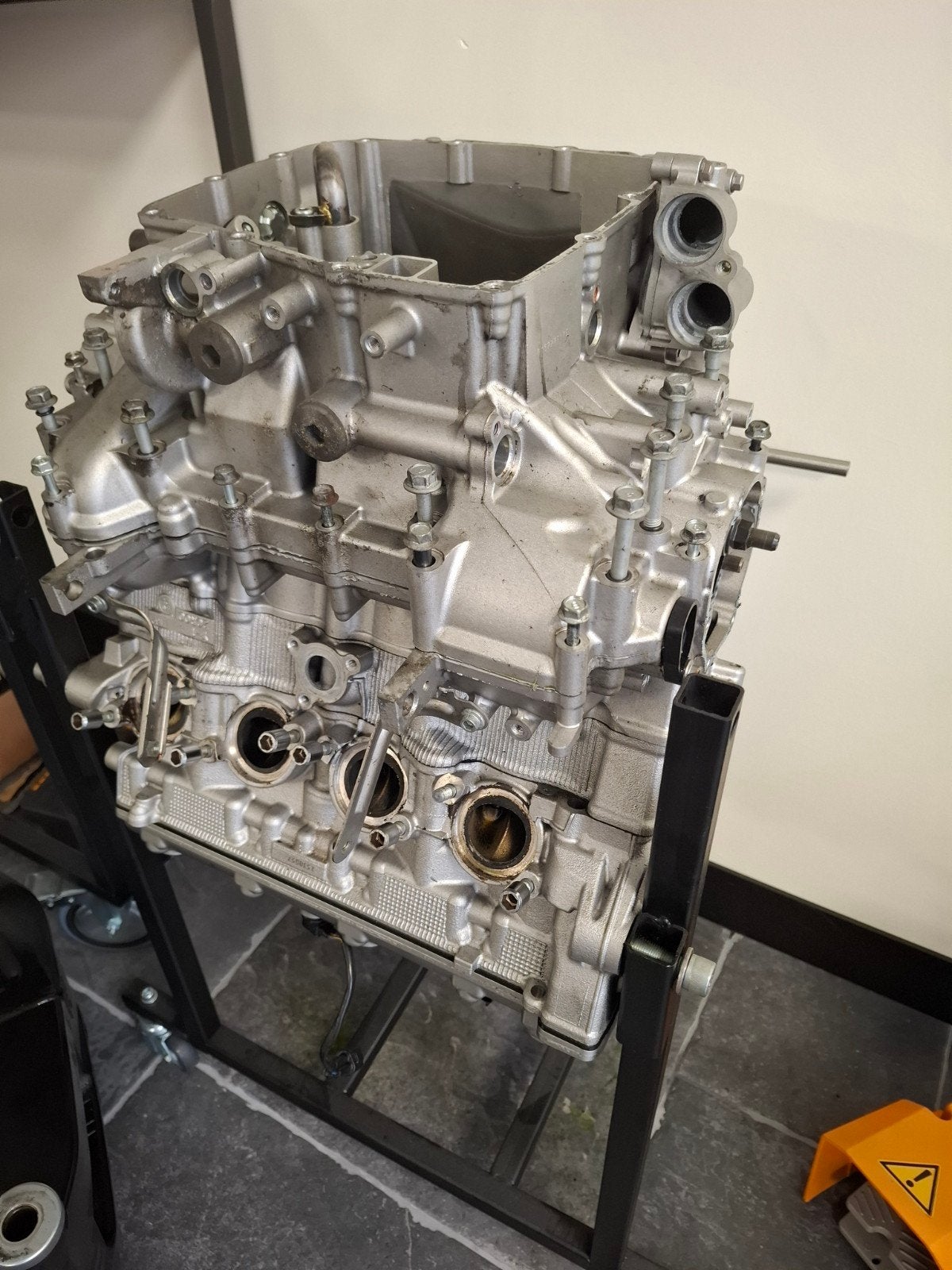 Yamaha R1 2015 motorblok met schade en onderdelen, Motoren, Ophalen, Gebruikt