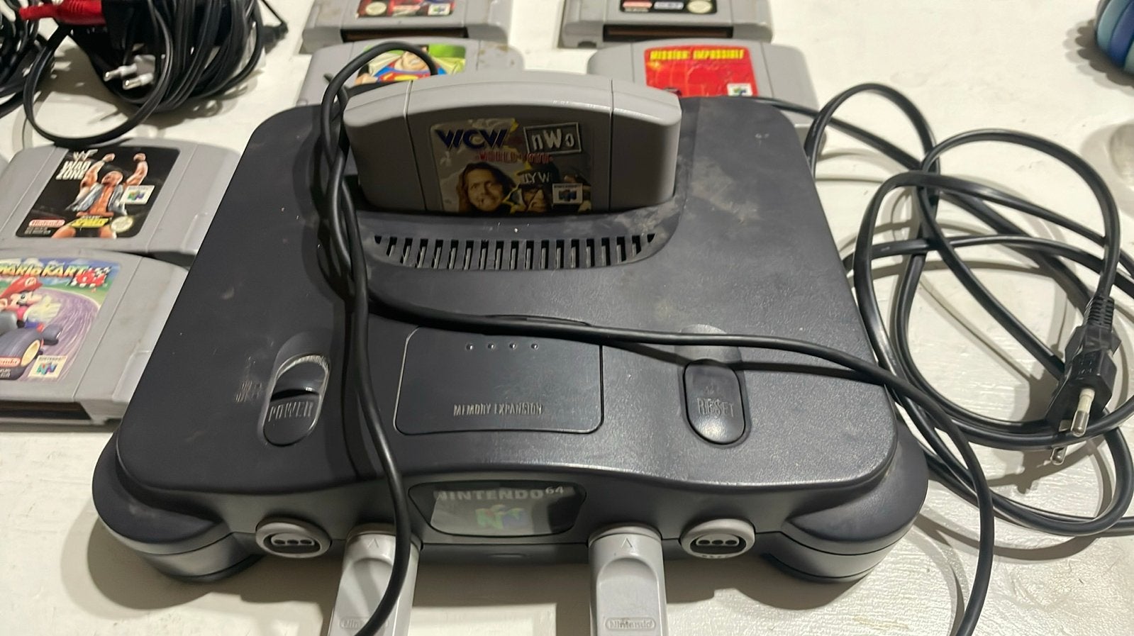 Nintendo 64 Console + 13 Games + 2 Controllers, Ophalen of Verzenden, Gebruikt, Met 2 controllers, Met games