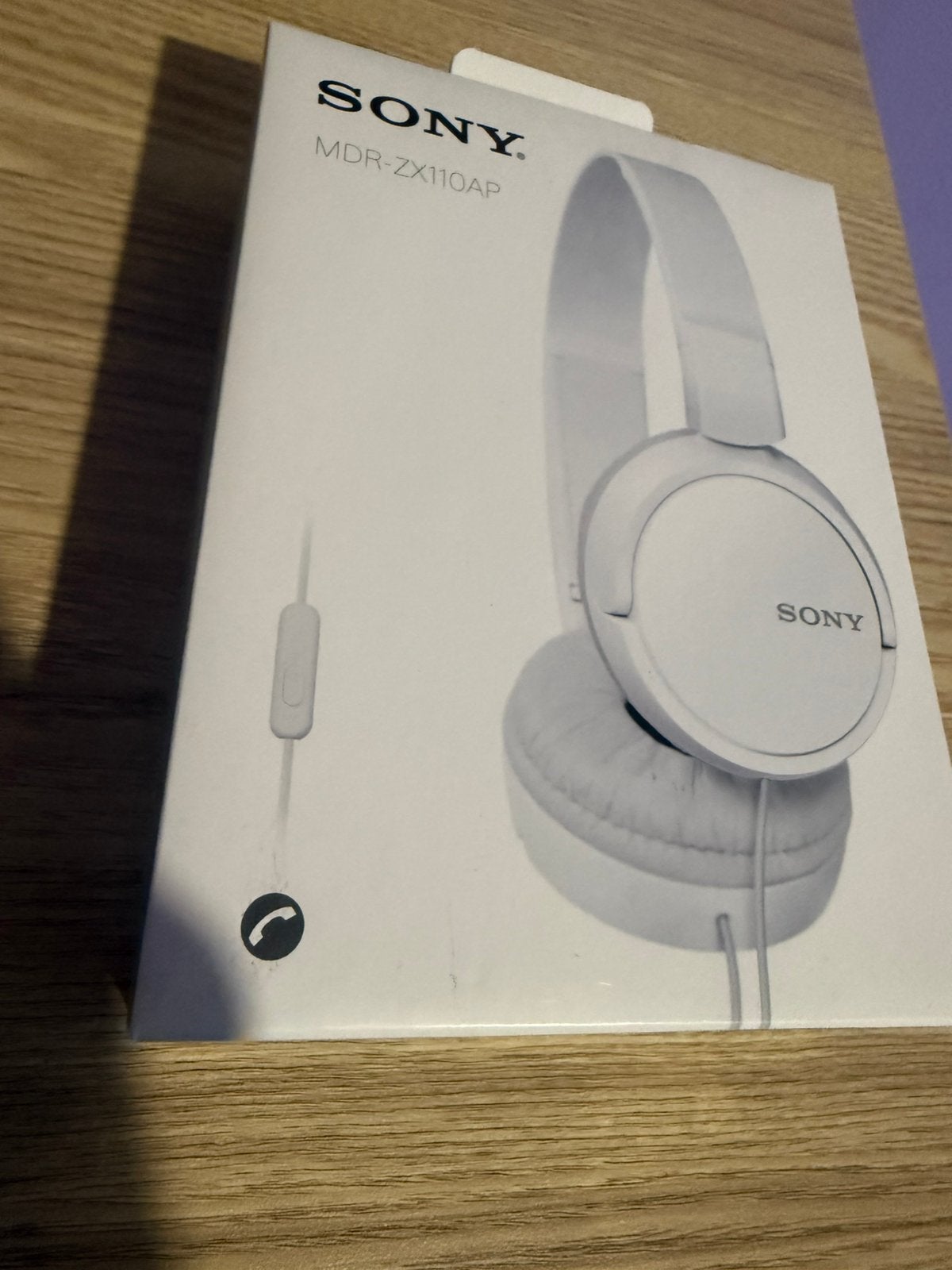 Sony MDR - ZX110AP koptelefoon nieuw in doos, Ophalen of Verzenden, Nieuw, Sony