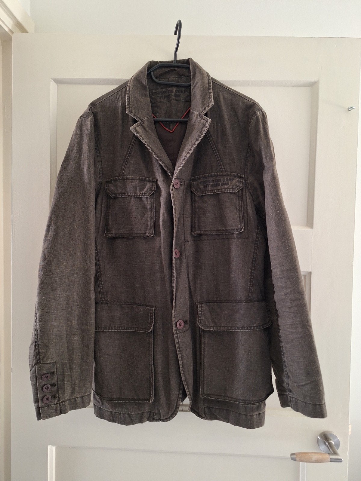 Blazer, Ophalen of Verzenden, Zo goed als nieuw, Maat 52/54 (L), Bruin