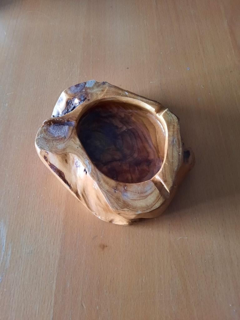 Houten asbak, Ophalen of Verzenden, Zo goed als nieuw, Overige, Overige merken