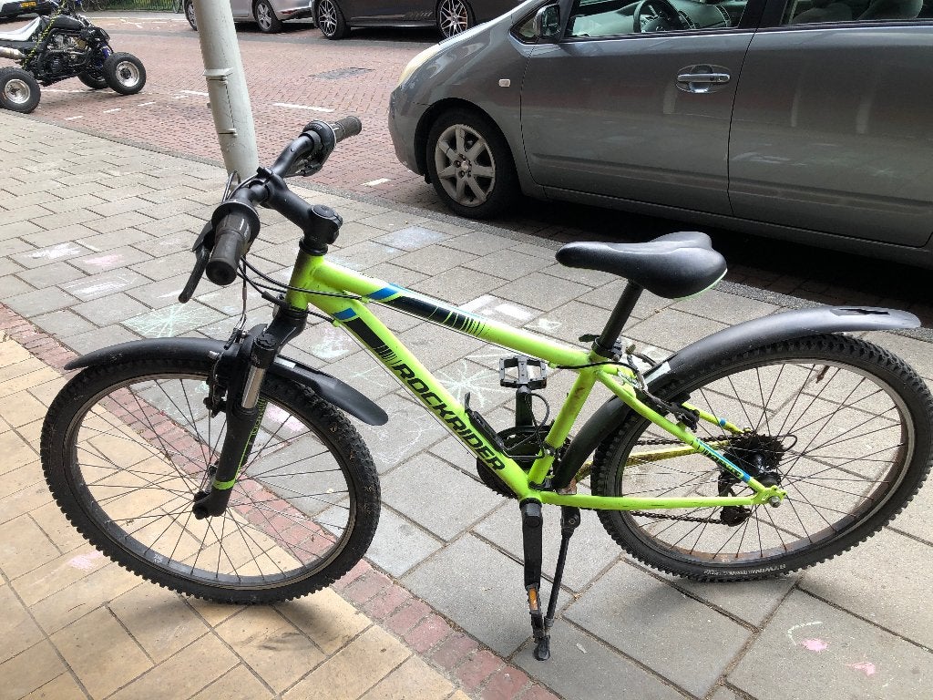 Rockrider 24 inch 18 versnelling, Ophalen, Velgrem, Rockrider, Gebruikt