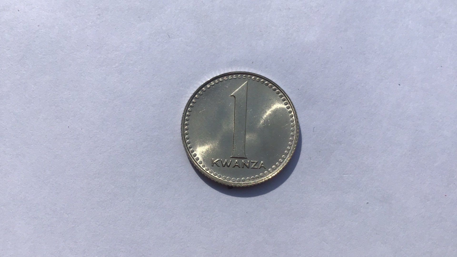 Angola 1 kwanza., Ophalen of Verzenden, Overige landen