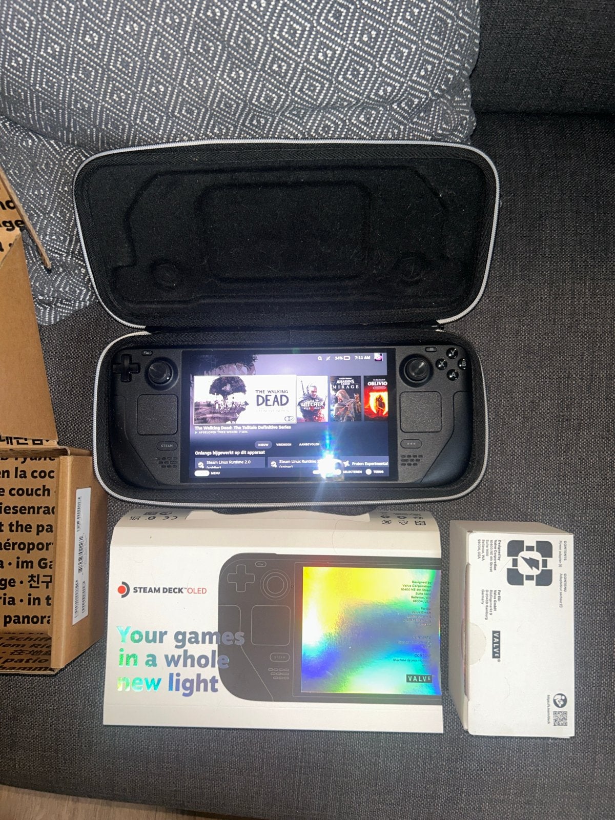 Steam Deck OLED 512GB - Gloednieuw, Ophalen of Verzenden, Valve, Nieuw