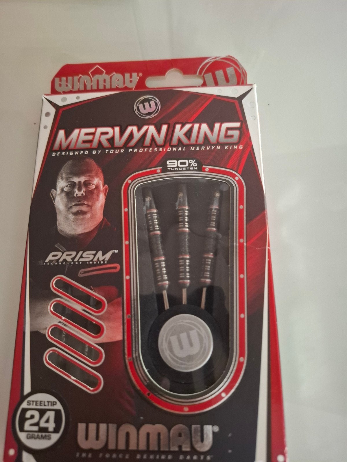 Winmau Mervyn King SE - 24 gram, Ophalen of Verzenden, Zo goed als nieuw, Pijlen