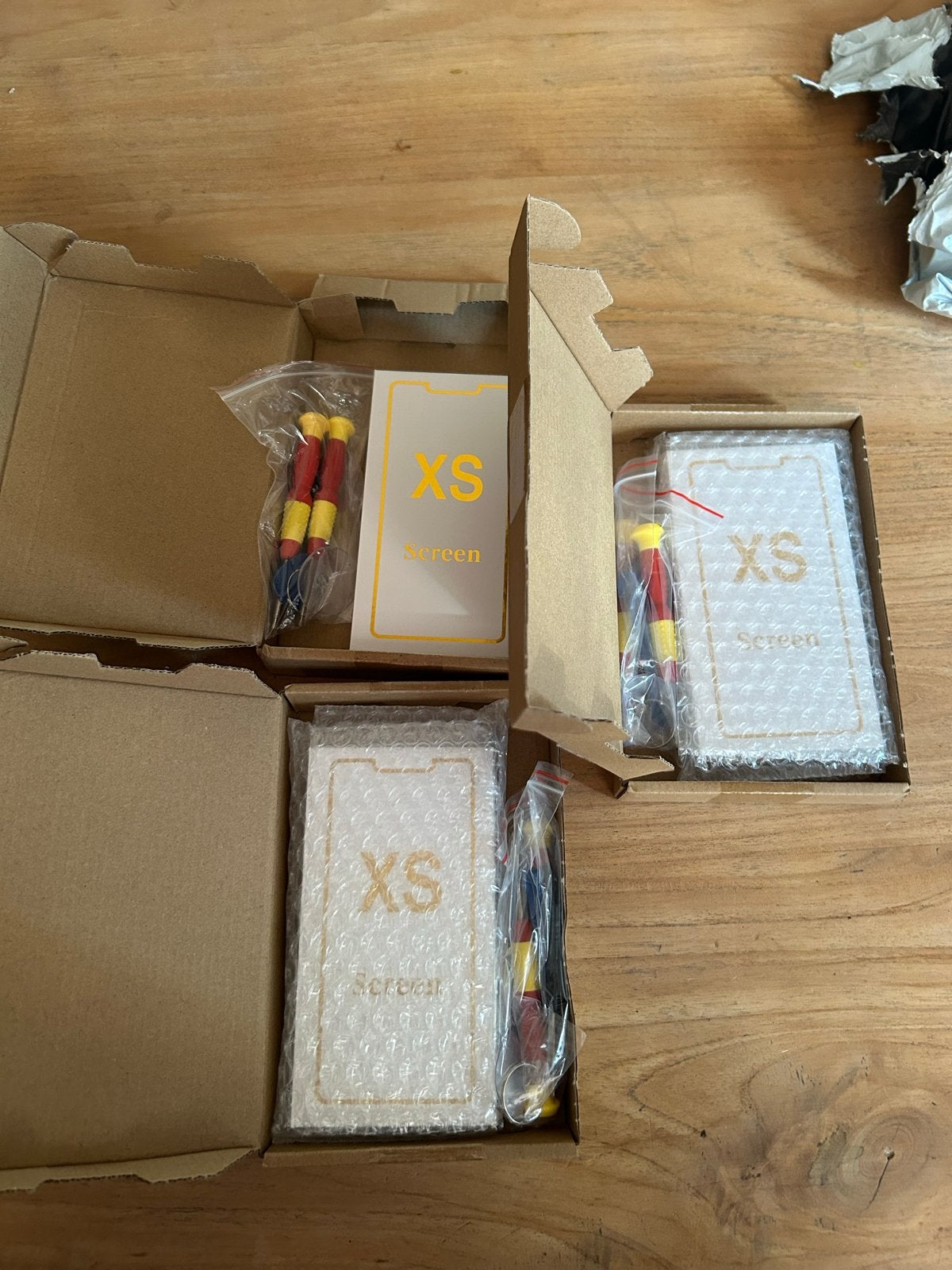 3x iPhone Xs Scherm (China) - Nieuw, Ophalen of Verzenden, Nieuw, Overige typen, Apple