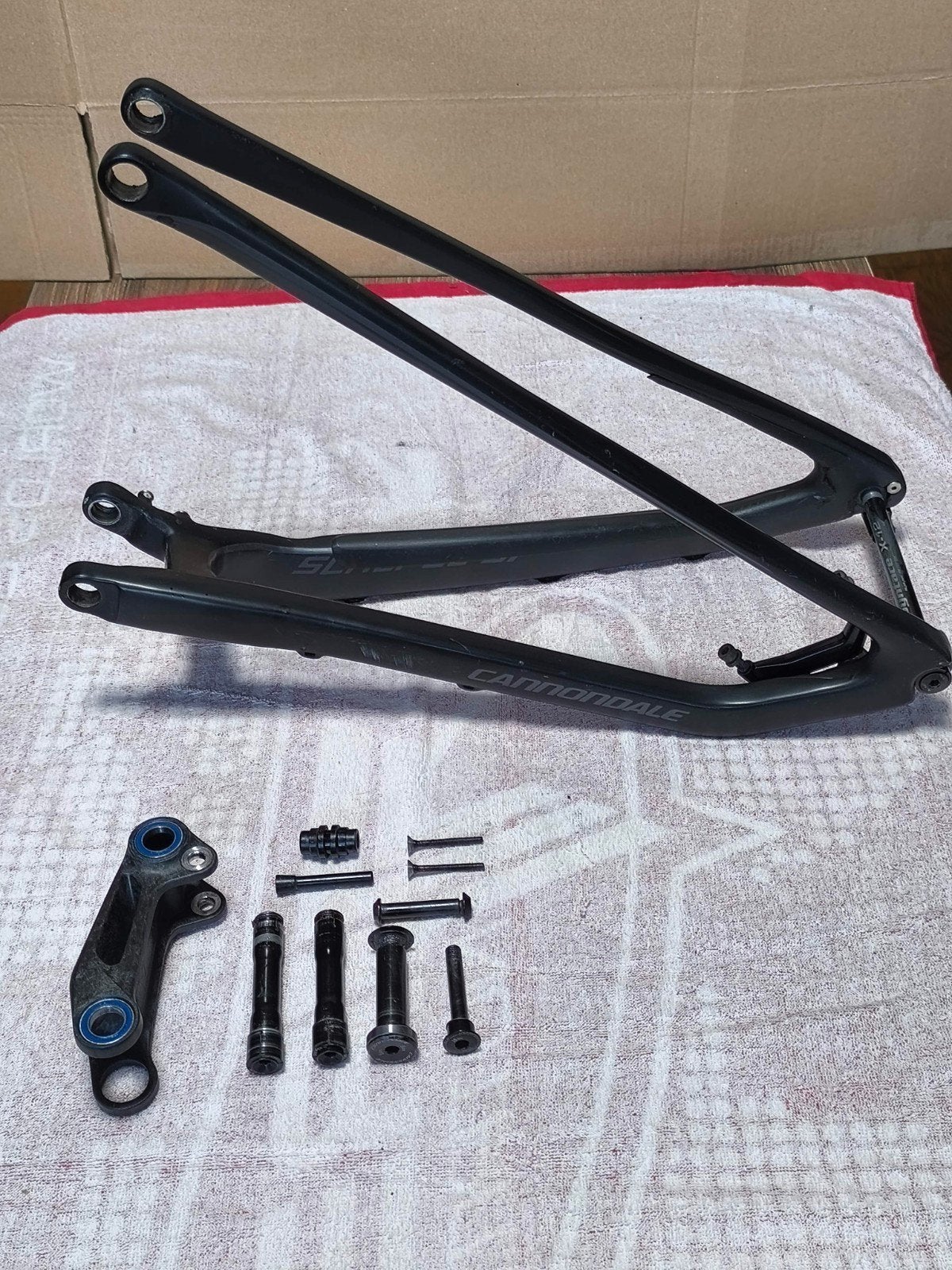 Cannondale Sclapel Si carbon achterdriehoek!, Frame, Gebruikt, Ophalen of Verzenden, Cannondale