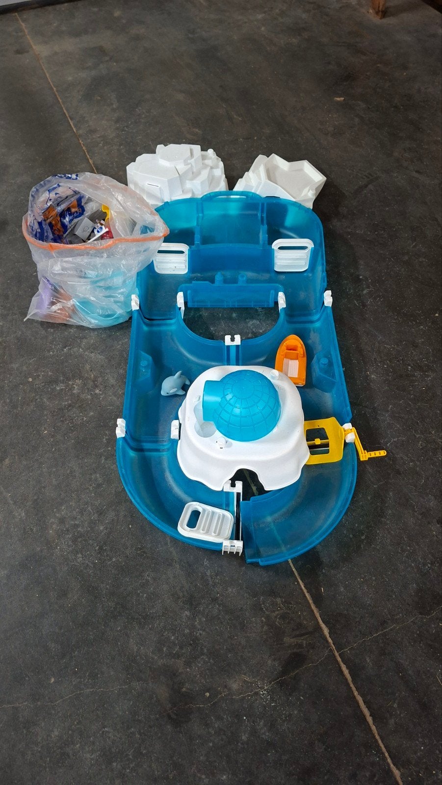 Aquaplay Polar Set - Waterbaan met Iglo en Dieren, Ophalen of Verzenden, Gebruikt, Overige typen