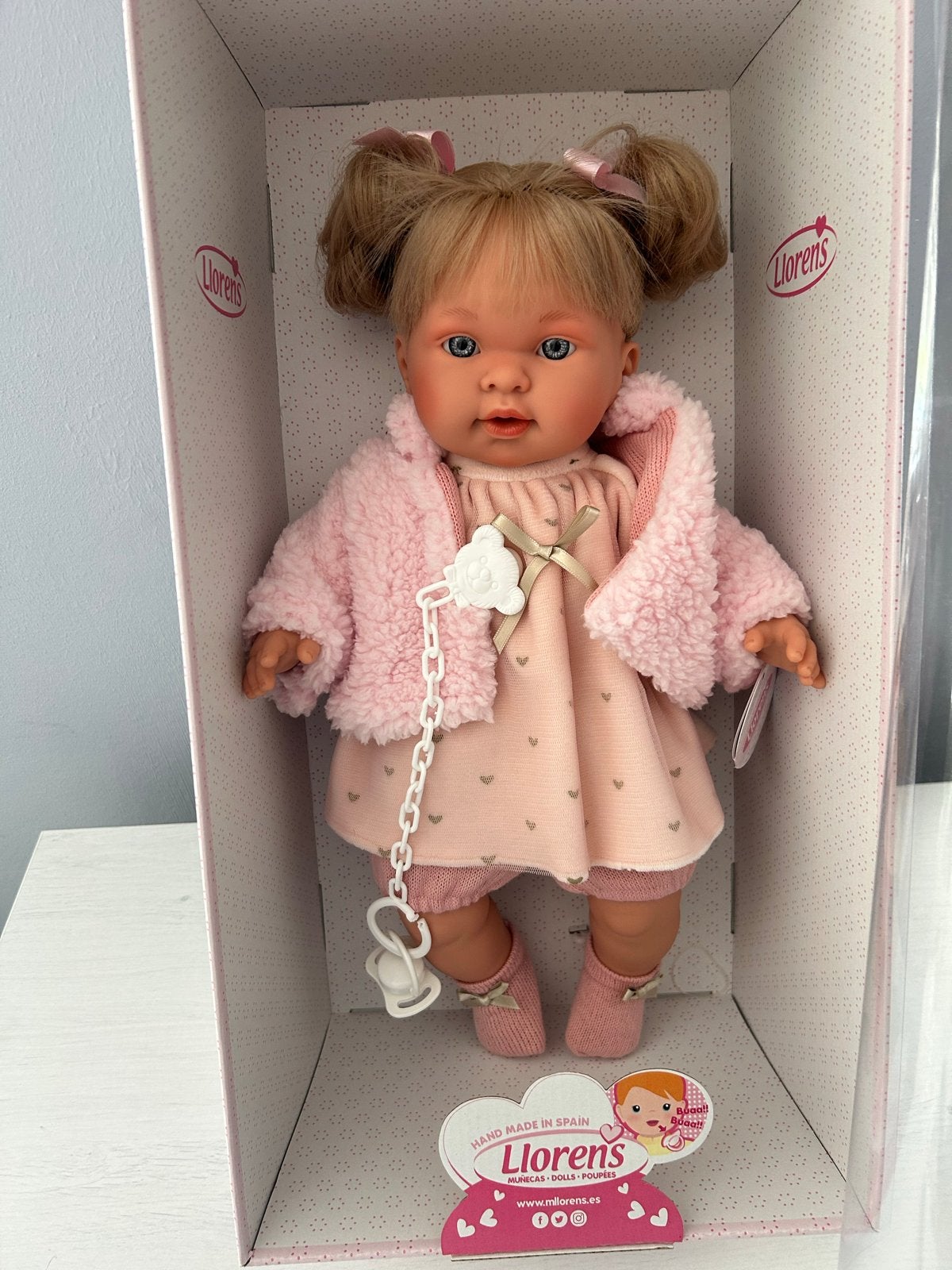 Lloren's Babypop 42 cm, Ophalen of Verzenden, Nieuw, Babypop