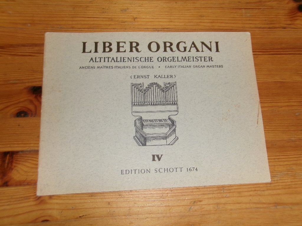 Liber organi iv - altitalienische orgelmeister, Orgel, Gebruikt, Klassiek, Ophalen of Verzenden