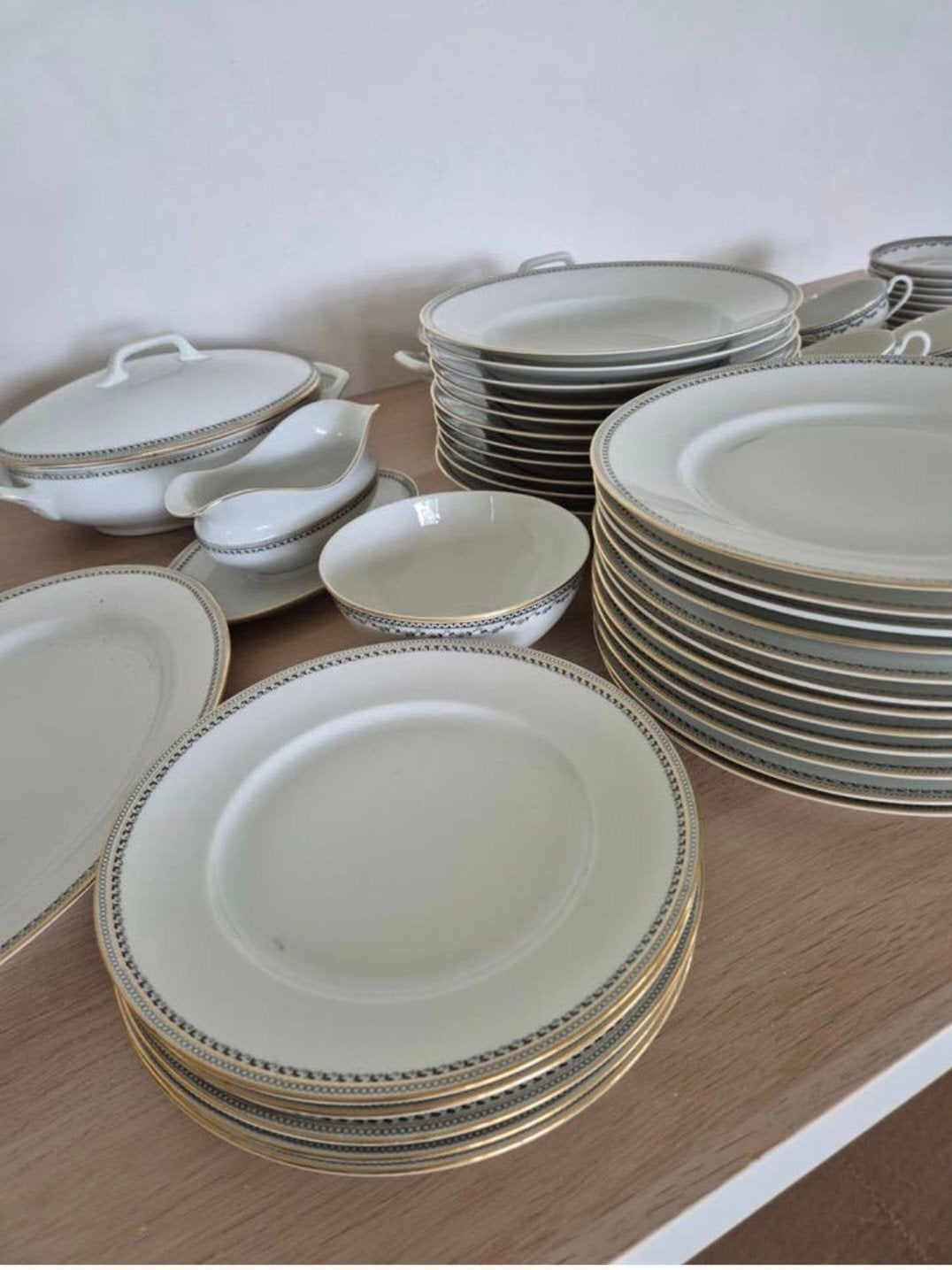 Prachtig servies! Epiag (Willie&Co) Art Deco, Ophalen, Zo goed als nieuw, Porselein, Overige stijlen