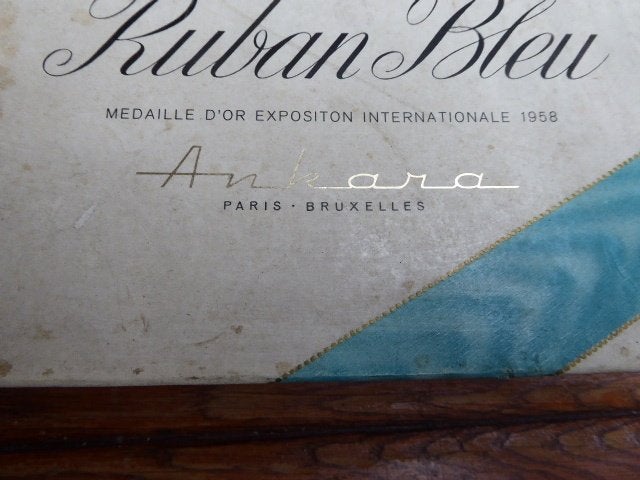 9 vintage flesjes eau de cologne, Ruban Bleu, Ophalen of Verzenden, Parfumfles, Gevuld