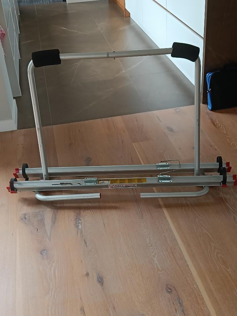 Fietsendrager caravan, Ophalen, Gebruikt