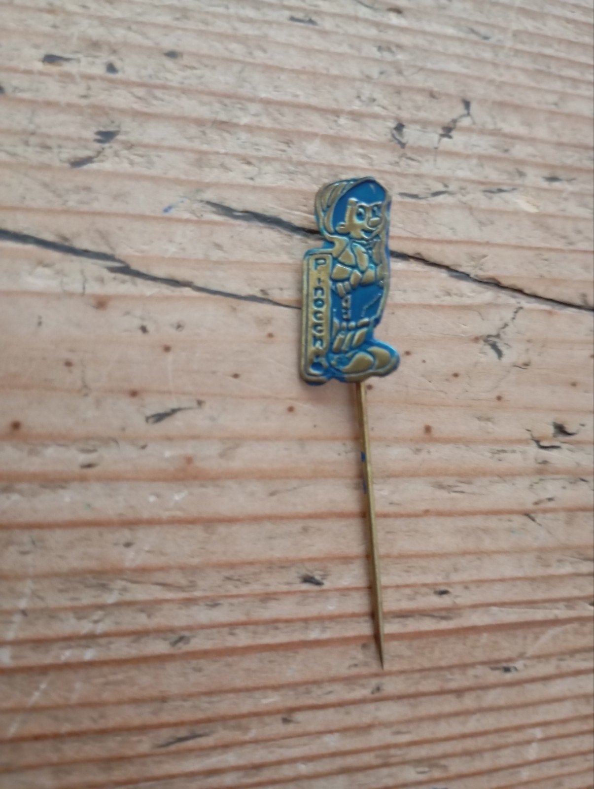 Vintage Pinokkio Disney Speldje, Ophalen of Verzenden, Gebruikt, Overige onderwerpen