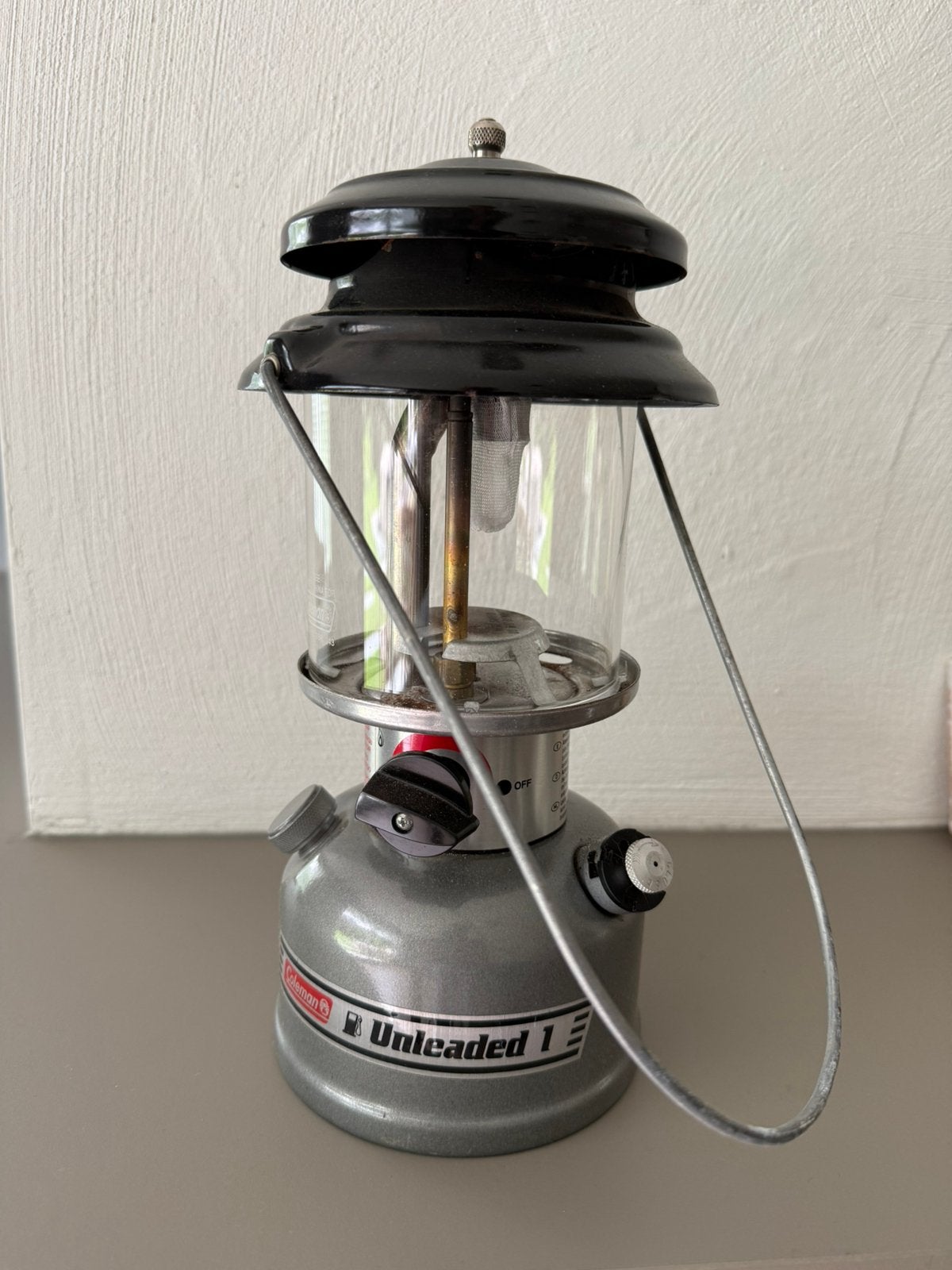 Coleman benzine lamp, Caravans en Kamperen, Ophalen, Zo goed als nieuw
