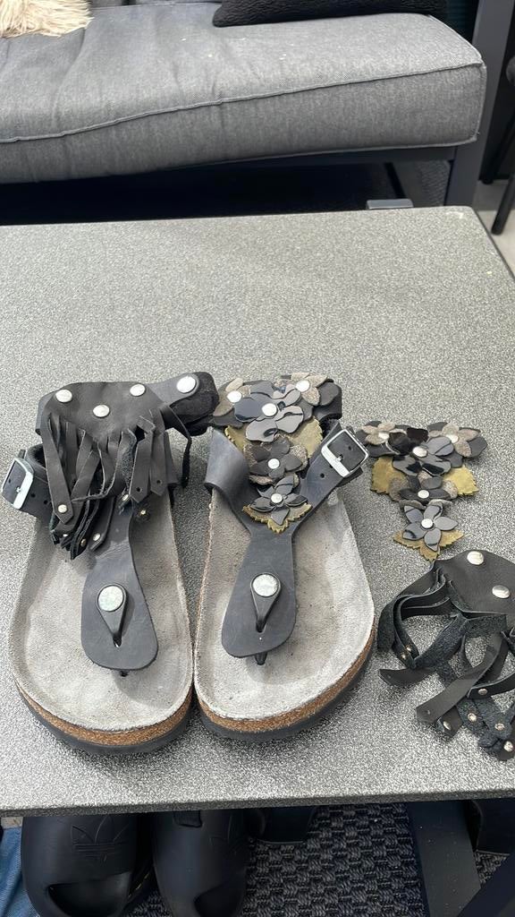 Birkenstock 35, Kinderen en Baby's, Kinderkleding | Schoenen en Sokken, Ophalen of Verzenden, Zo goed als nieuw, Meisje, Overige typen
