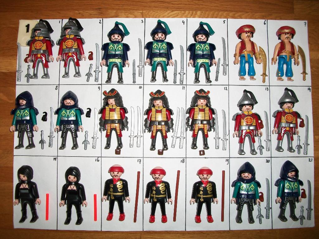 Asia ridders/ Mongoolse krijger /Kozak/ninja/ Chinezen, Kinderen en Baby's, Speelgoed | Playmobil, Ophalen of Verzenden, Nieuw