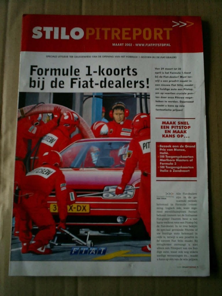 Fiat Stilo Report, Verzenden, Zo goed als nieuw, Overige merken