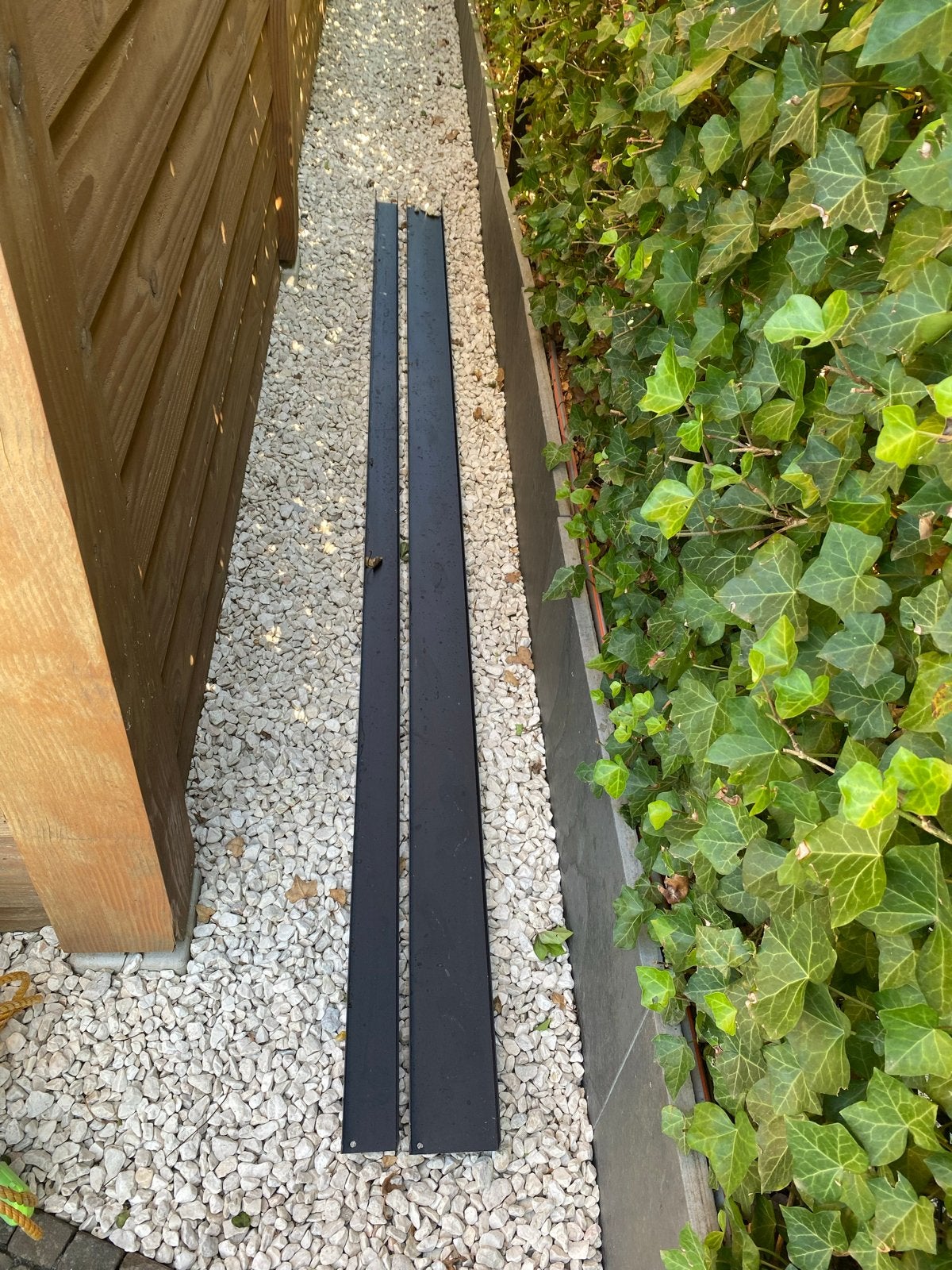 Zwarte metalen U profielen voor glazenschuifwand, Ophalen, Nieuw, Overige metalen