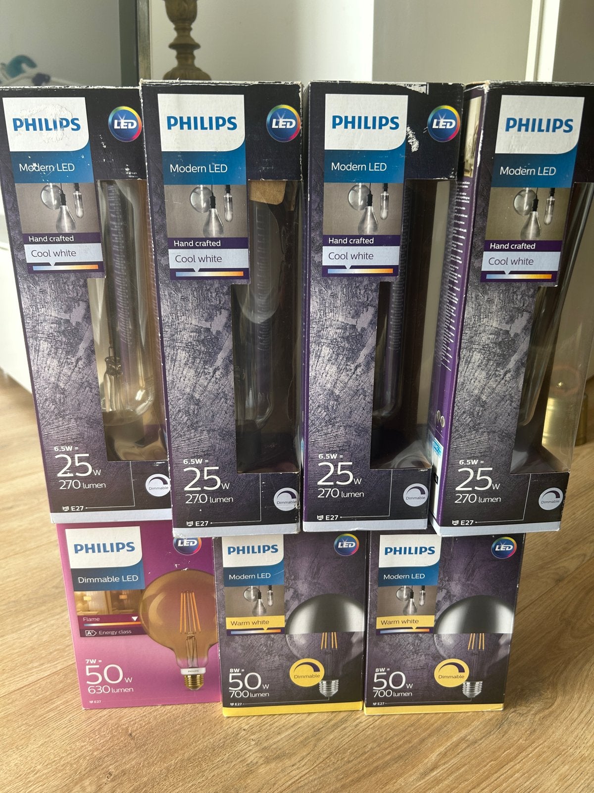 Philips LED lampen (diverse types), Philips, Nieuw, Dimbaar, E27 (groot)