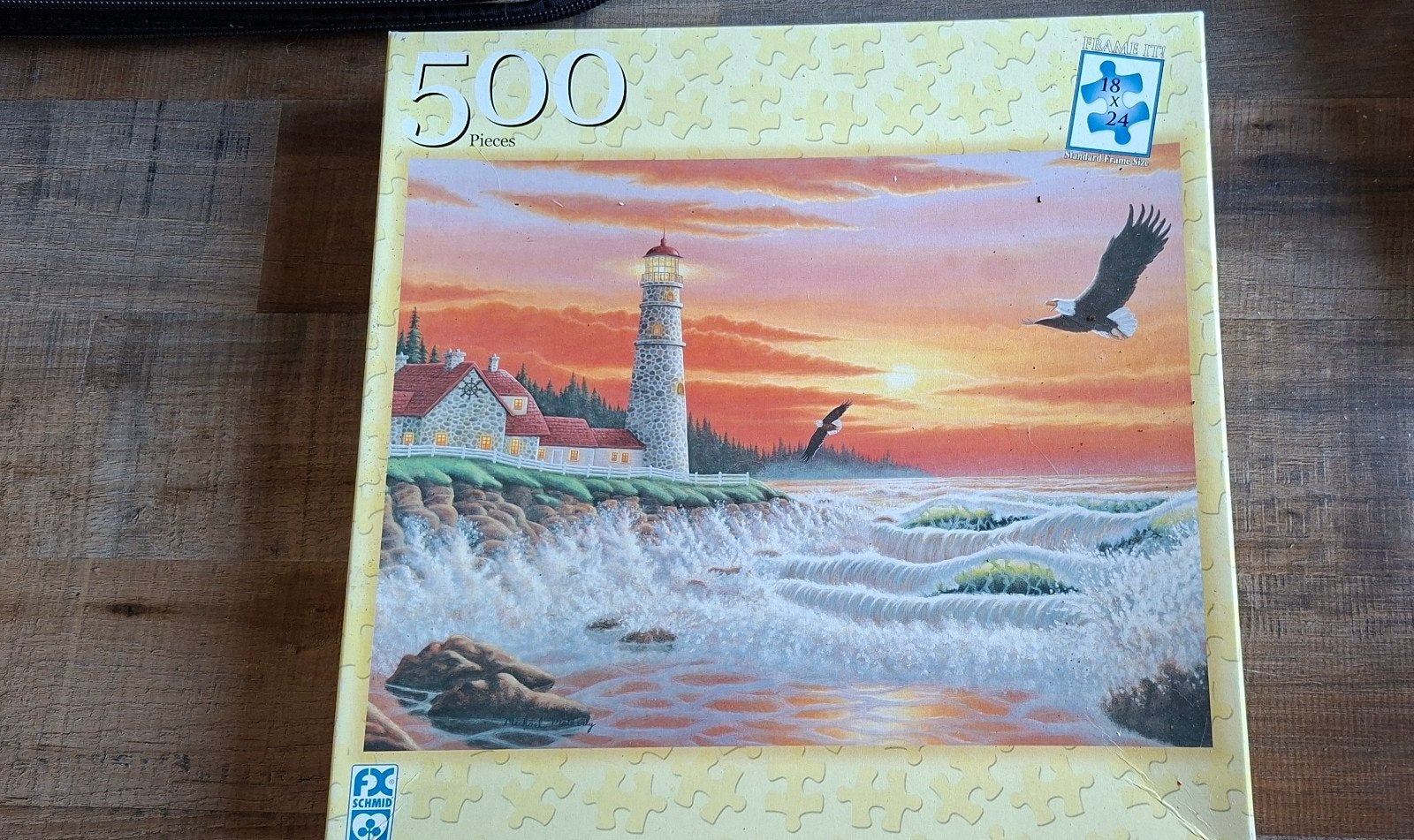 Vintage legpuzzel 500 stukjes - Jongen met kat, Ophalen of Verzenden, 500 t/m 1500 stukjes, Gebruikt, Legpuzzel