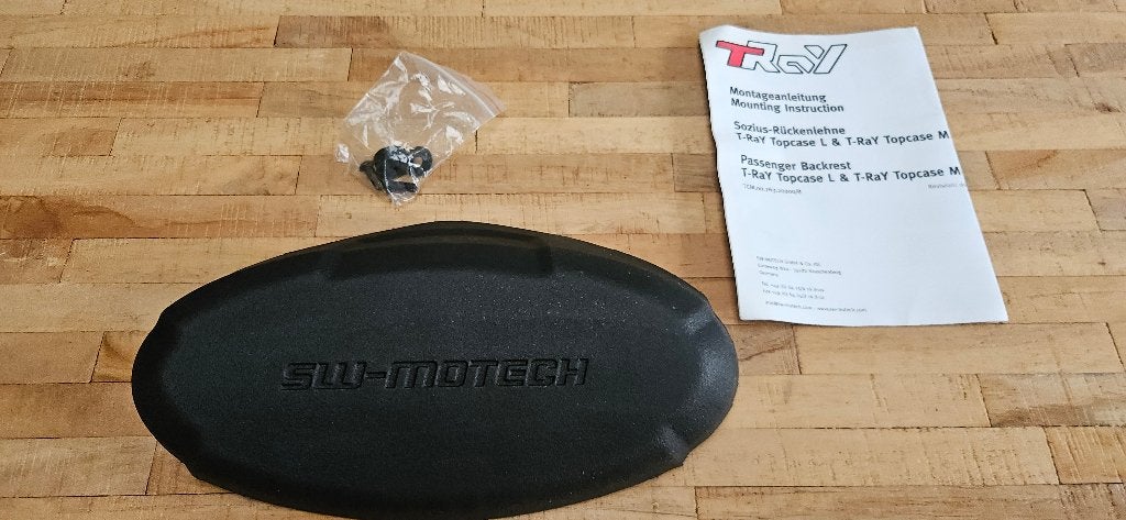 Rugsteun topkoffer SW Motech T-Ray, Ophalen of Verzenden, Nieuw