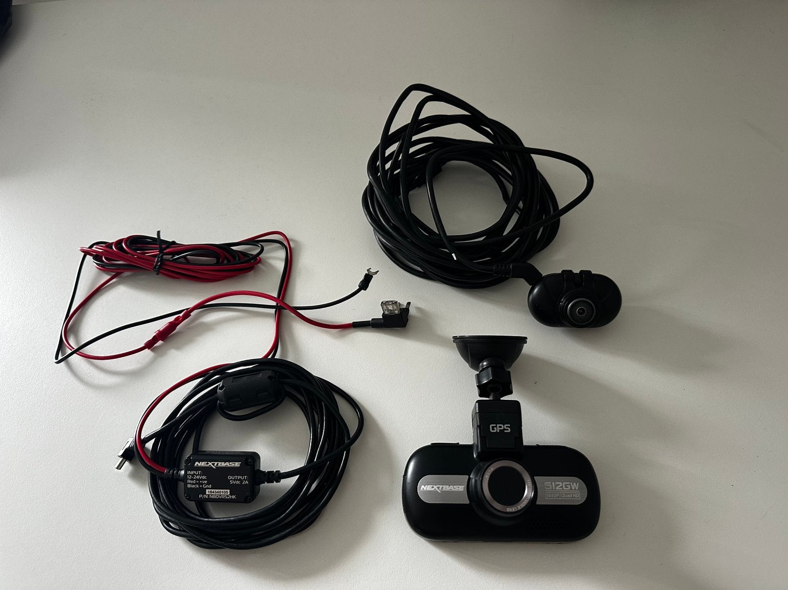 Nextbase front & rear dashcam - complete set, Auto diversen, Ophalen of Verzenden, Zo goed als nieuw