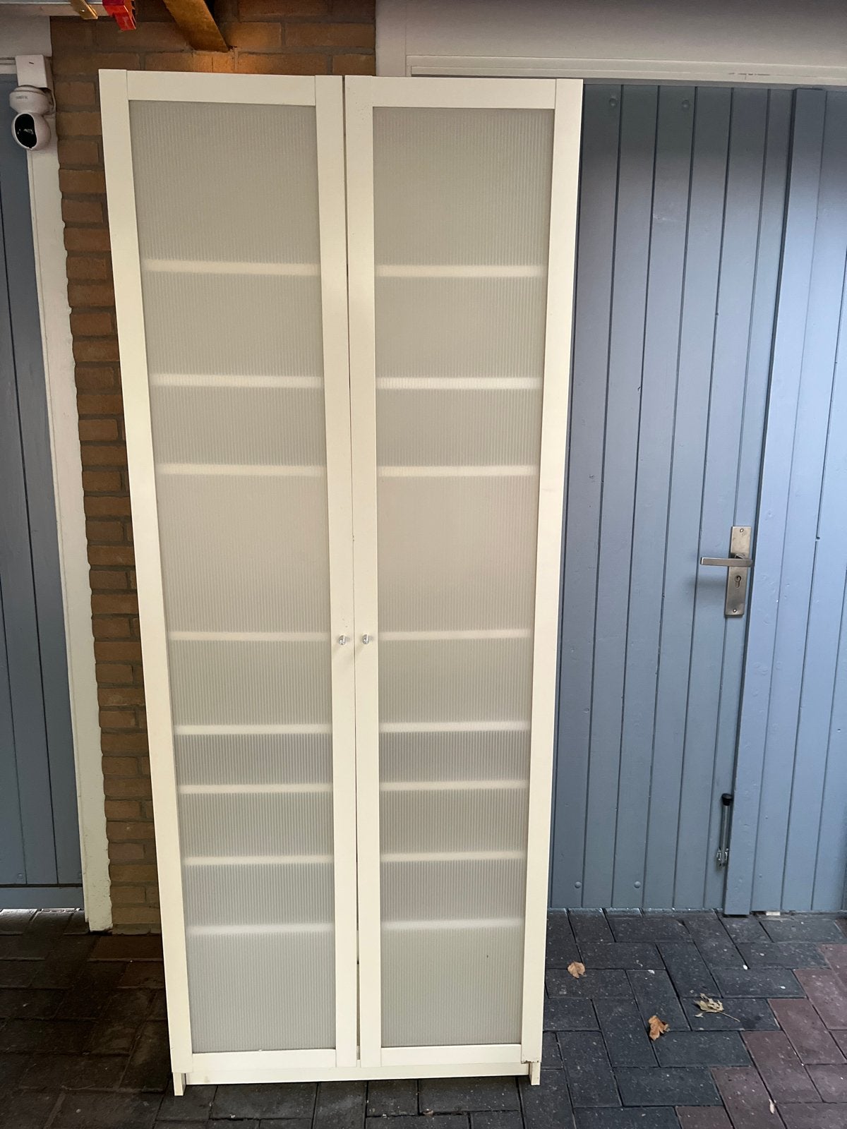 Ikea Gnedby/Billy kast met deuren, 202x80 cm, Huis en Inrichting, Ophalen, Gebruikt