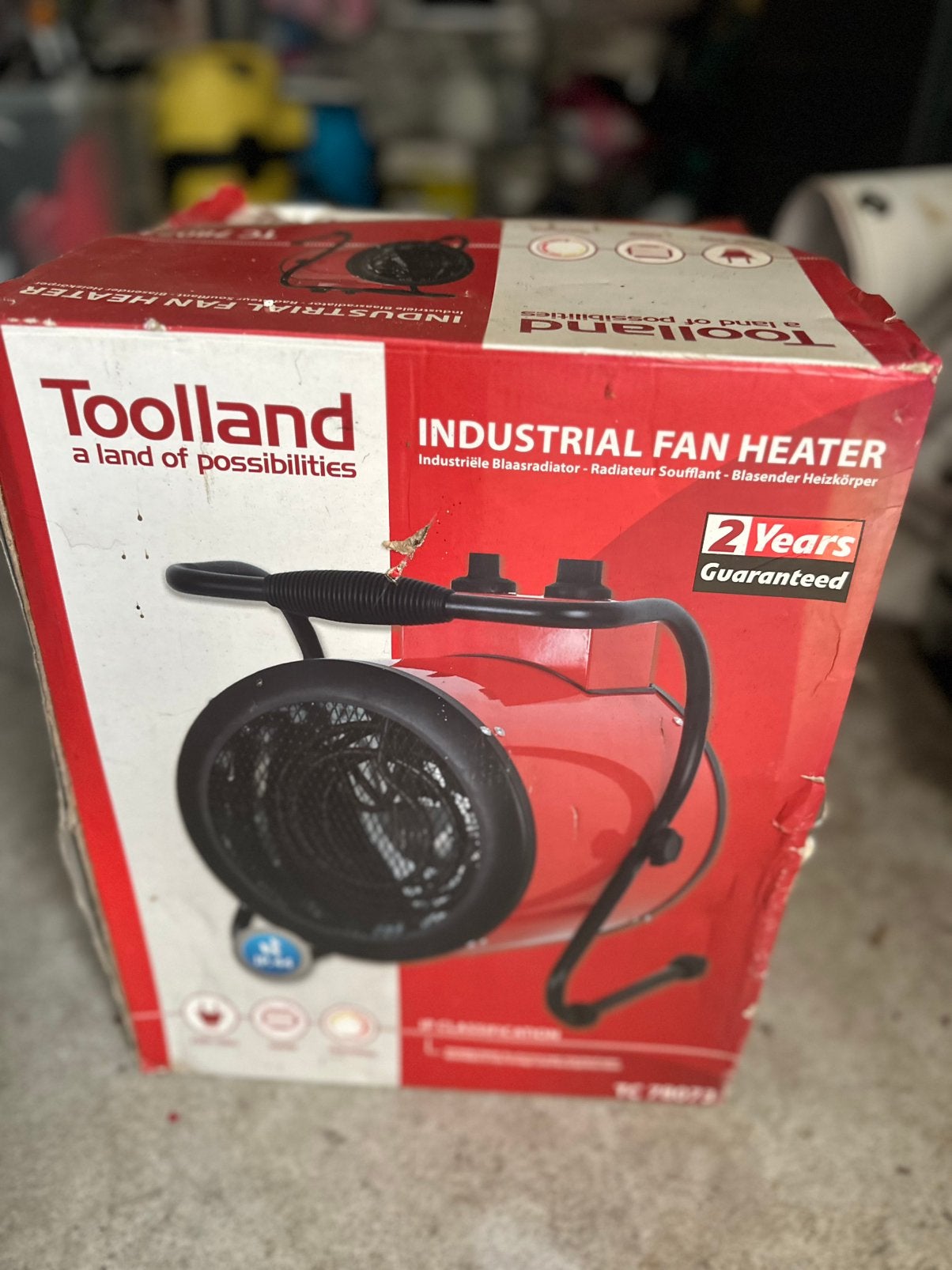 Industriële Blaasradiator, Doe-het-zelf en Verbouw, Verwarming en Radiatoren, Ophalen, 30 tot 80 cm, Kachel, Minder dan 60 cm
