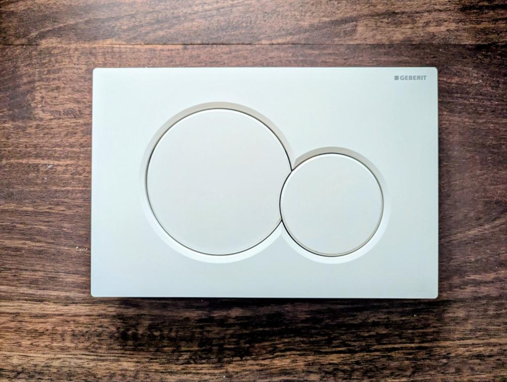 Geberit Sigma01 drukknop wit, Ophalen of Verzenden, Zo goed als nieuw, Toilet