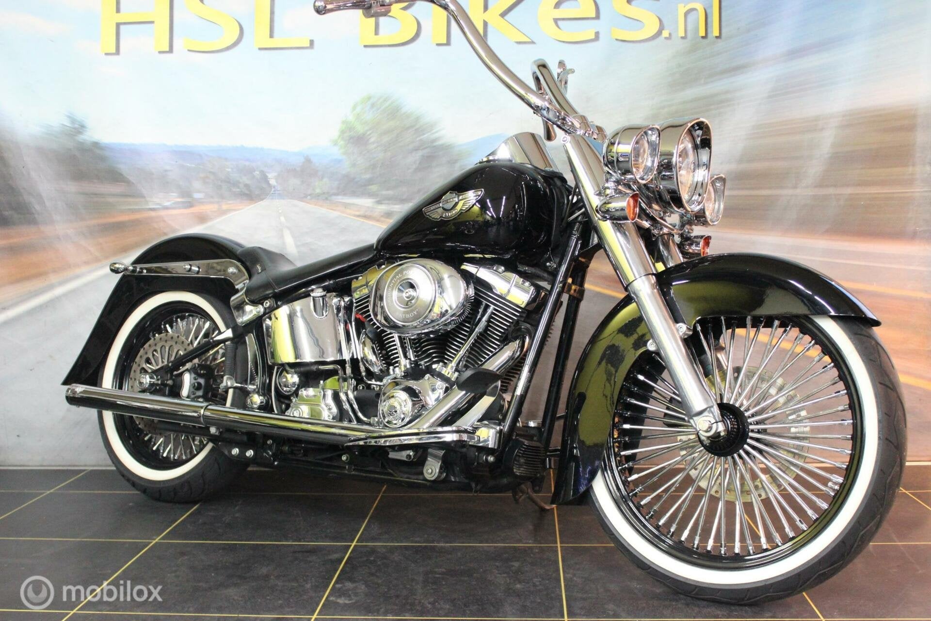 Harley Davidson 88 FLSTFI Fat Boy, Chopper, 1449 cc, Meer dan 35 kW, Handgeschakeld