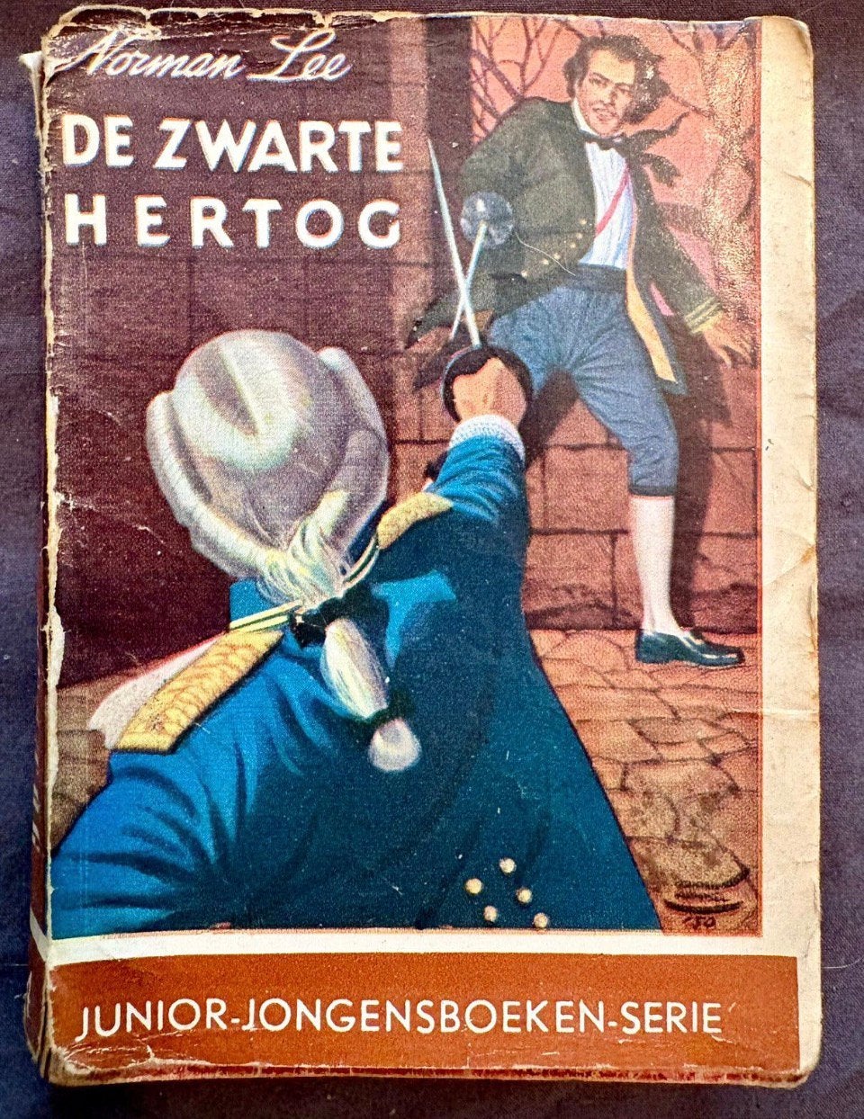 Norman Lee - De zwarte Hertog - 1950, Eén stripboek, Ophalen of Verzenden, Gelezen