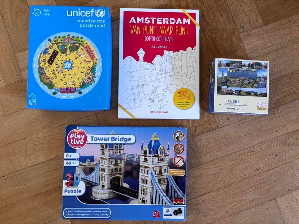 Nieuwe puzzels te koop, Hobby en Vrije tijd, Denksport en Puzzels, Ophalen, 500 t/m 1500 stukjes, Nieuw
