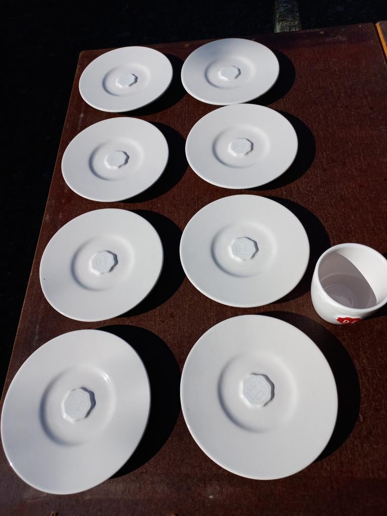 8 Mosa schoteltjes, design by Nikolai Carels, Ophalen of Verzenden