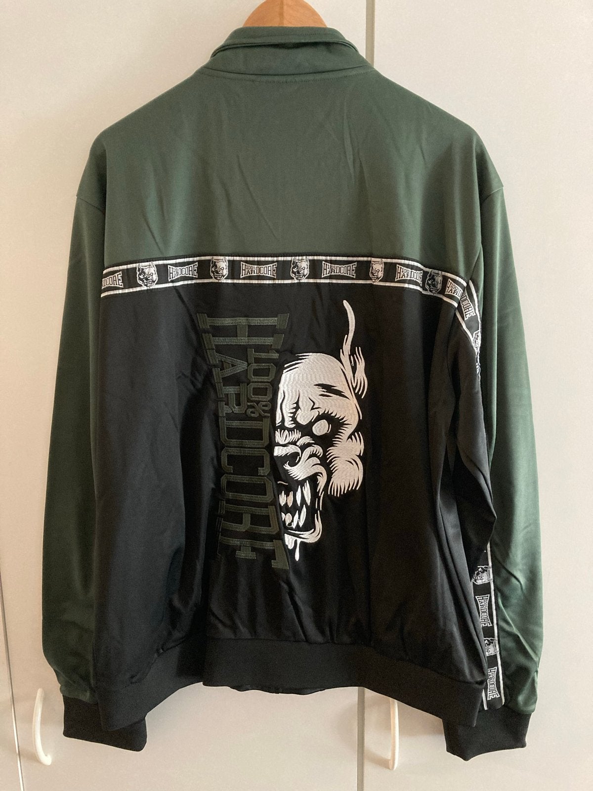 Hardcore jas maat 2XL zwart groen, Kleding | Heren, Verzenden, Nieuw, Overige maten, Zwart