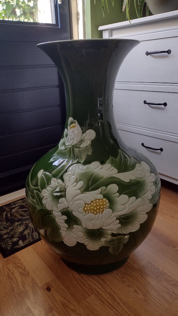 Mooie grote vaas te koop!, Huis en Inrichting, Woonaccessoires | Vazen, Ophalen, Overige materialen, Gebruikt, Geschikt voor droogbloemen