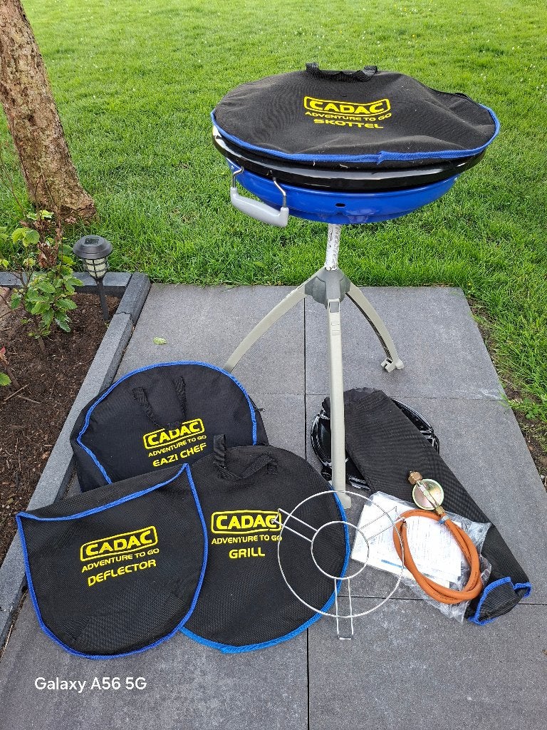 Cadac skottel eazi chef, Ophalen, Zo goed als nieuw