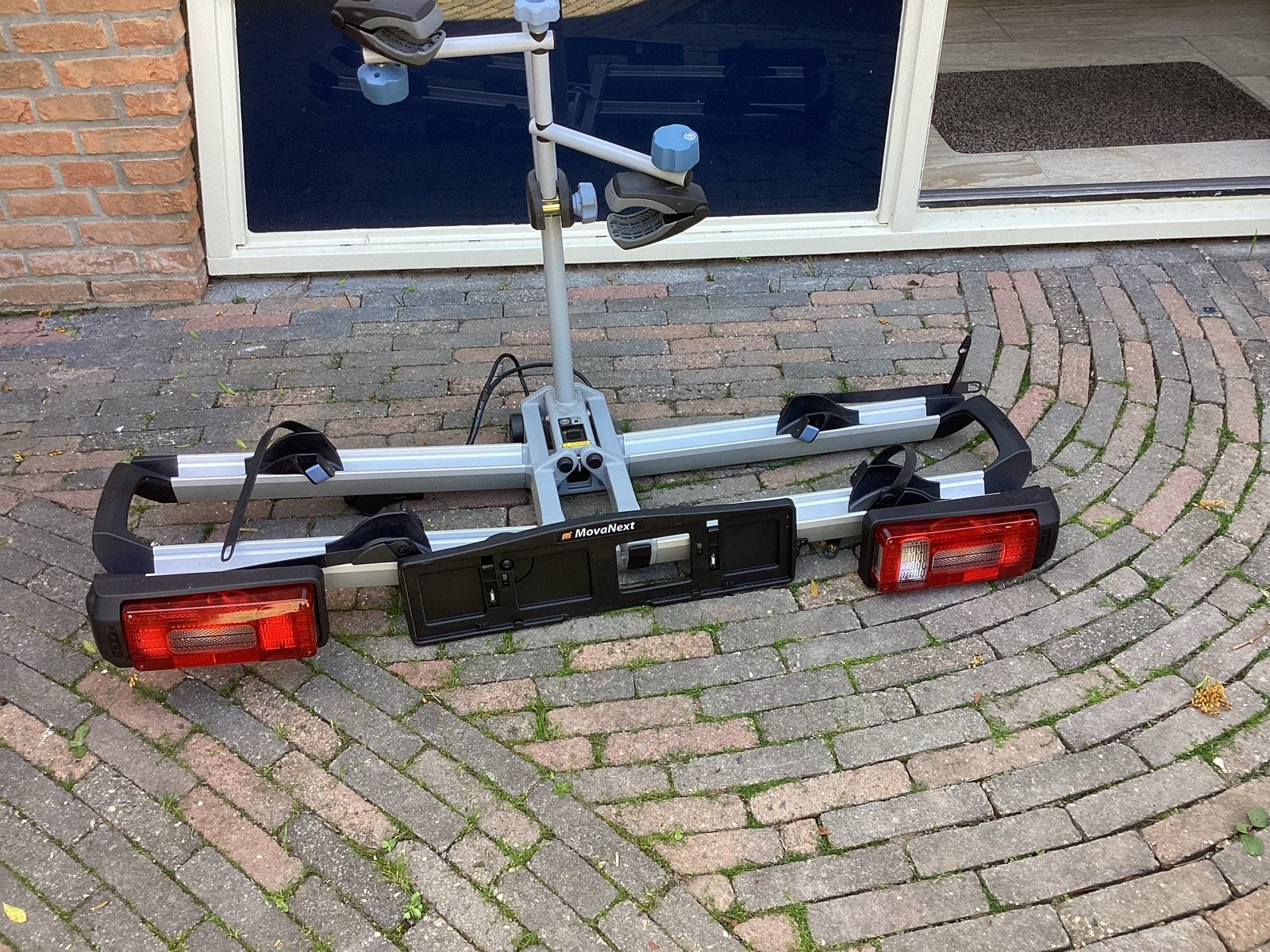 Movanext trekhaak fietsendrager voor 2 fietsen, Brede banden, Ophalen of Verzenden, Zo goed als nieuw, 2 fietsen