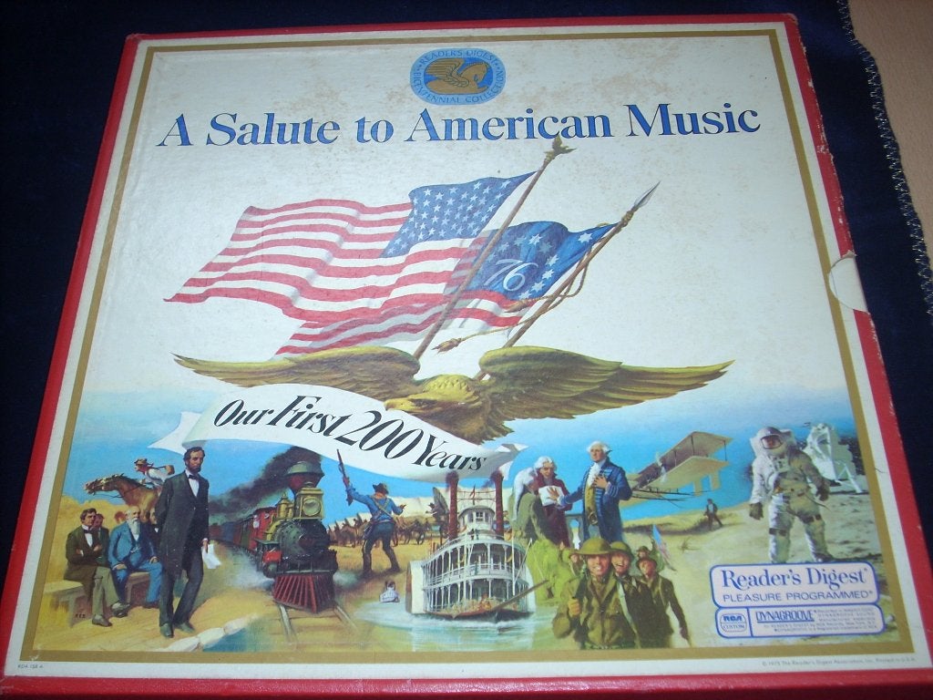 A Salute to American Music-LP-set 1975 vinyl-Readers Digest, Ophalen, Boxset, Gebruikt, Wereldmuziek