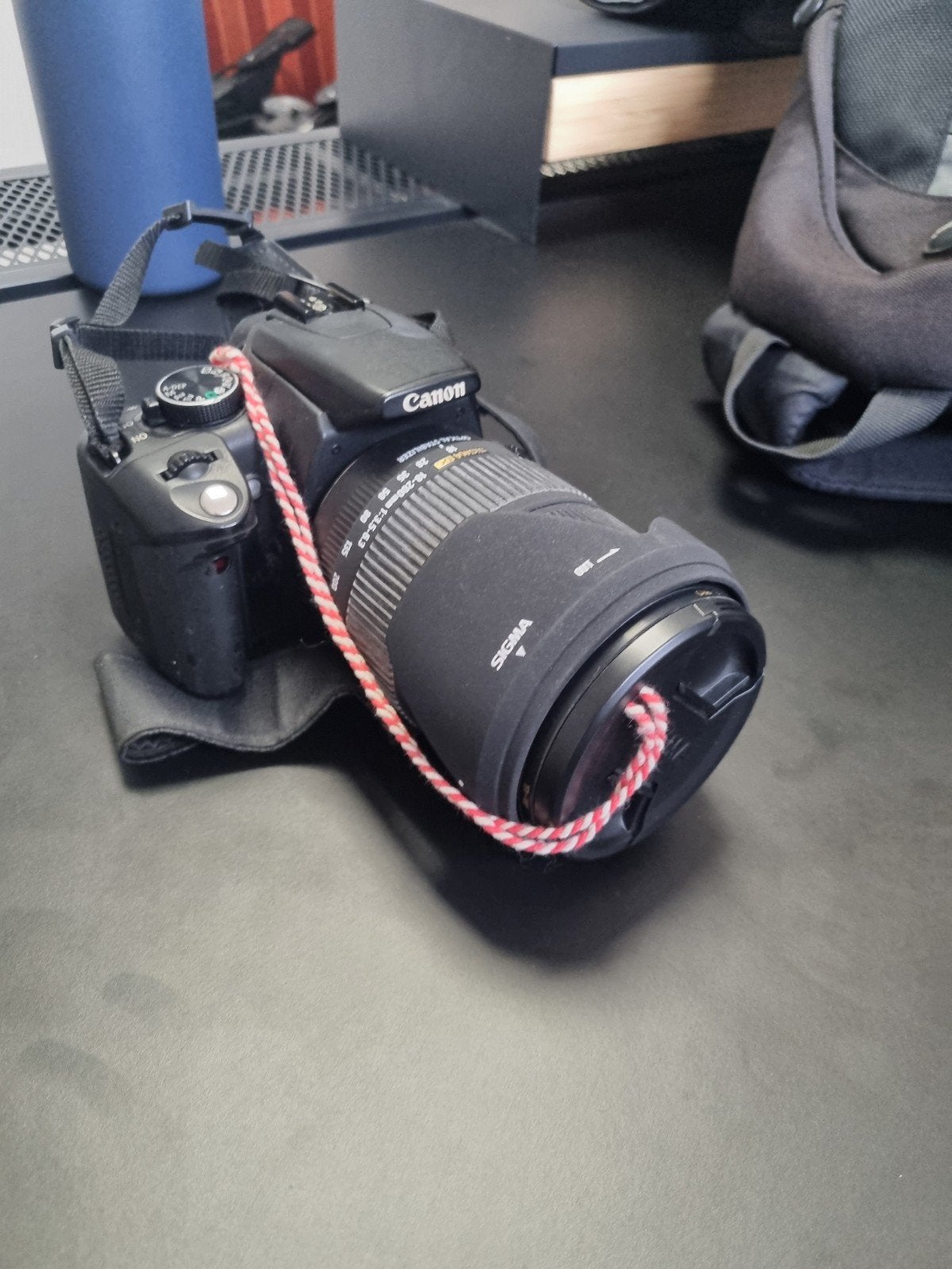 Canon EOS spiegelreflexcamera met Sigma lens, Audio, Tv en Foto, Fotocamera's Digitaal, Gebruikt, Spiegelreflex, Canon, Cameratas